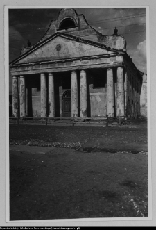 Suwałki, synagoga przed rozbiórką
