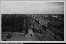 Suwałki, widok z Ratusza na ul. Kościuszki