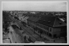 Suwałki, widok z Ratusza na ul. Kościuszki