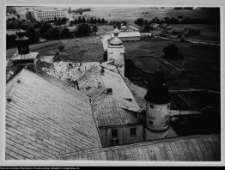 Sejny, widok z wieży kościoła na północną część zespołu poklasztornego