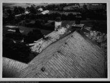 Sejny, widok z wieży kościoła na południową część zespołu poklasztornego