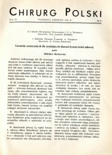 Chirurg Polski 1938 R.3 nr 6