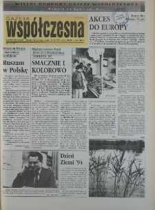 Gazeta Wsp&oacute;łczesna 1994, nr 76
