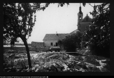 Wigry, zespół klasztorno-kościelny (w czasie konserwacji)