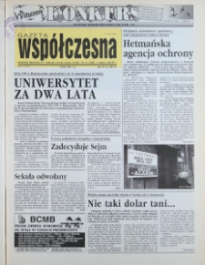 Gazeta Wsp&oacute;łczesna 1995, nr 54