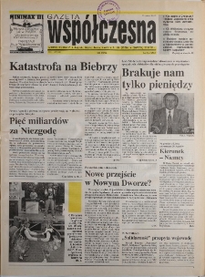 Gazeta Wsp&oacute;łczesna 1995, nr 144