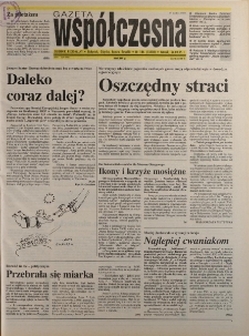 Gazeta Wsp&oacute;łczesna 1995, nr 186