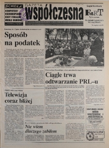 Gazeta Wsp&oacute;łczesna 1995, nr 195
