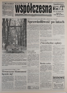 Gazeta Wsp&oacute;łczesna 1995, nr 211
