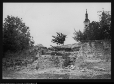 Wigry, fragment murów klasztoru