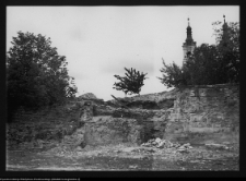 Wigry, fragment murów klasztoru