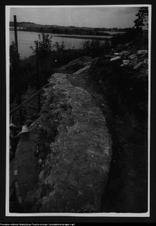 Wigry, mury oporowe (prace konserwatorskie)