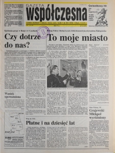 Gazeta Wsp&oacute;łczesna 1995, nr 240