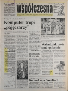 Gazeta Wsp&oacute;łczesna 1995, nr 246