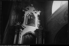 Filipów, kościół - zwieńczenie ołtarza bocznego