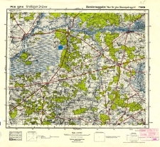 Mapa topograficzna Polski: Tykocin Pas 36 Słup 35 (pow. Łomża, woj. białostockie).