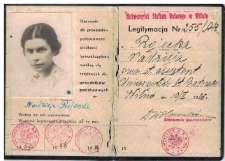 Legitymacja asystencka Nadziei Rojeckiej