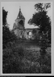 Mieruniszki, ruiny kościoła ewangelickiego