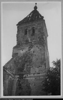 Mieruniszki, ruiny kościoła ewangelickiego