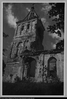 Mieruniszki, ruiny kościoła ewangelickiego