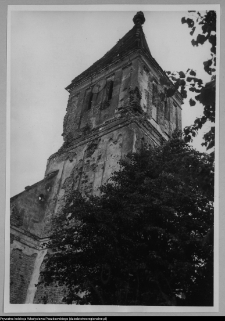 Mieruniszki, ruiny kościoła ewangelickiego