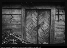 Płonka Kościelna, drzwi lamusa chaty nr 53