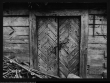 Płonka Kościelna, drzwi lamusa chaty nr 53