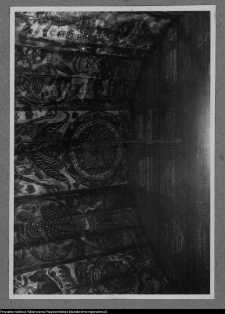 Zabłudów, fragment polichromi na sklepieniu w synagodze