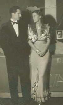Krystyna Pożaryska z mężem Władysławem Pożaryskim