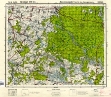 Mapa topograficzna Polski: Hajn&oacute;wka Pas 38 Słup 37 (pow. Bielsk-Podlaski, woj. białostockie).