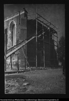 Wizna, odbudowa kościoła