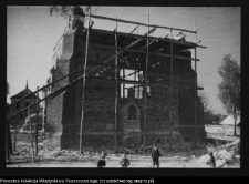 Wizna, odbudowa kościoła