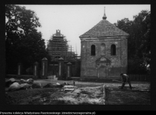 Wizna, odbudowa kościoła