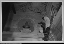 Supraśl, Pałac Opat&oacute;w - sztukaterie kaplicy po rekonstrukcji