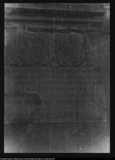 Prostki, fragment napisu na słupie granicznym