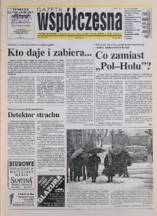 Gazeta Wsp&oacute;łczesna 1996, nr 47