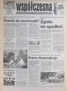 Gazeta Wsp&oacute;łczesna 1996, nr 107