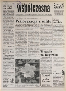 Gazeta Wsp&oacute;łczesna 1996, nr 186