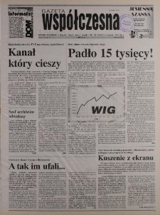 Gazeta Wsp&oacute;łczesna 1996, nr 198