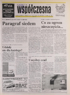 Gazeta Wsp&oacute;łczesna 1996, nr 226