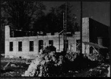 Choroszcz, pałac w czasie odbudowy