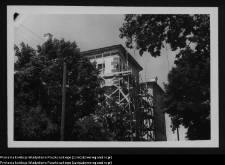 Supraśl, Pałac Opat&oacute;w w czasie odbudowy