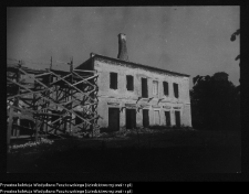 Supraśl, pobazyliański zesp&oacute;ł cerkiewno-klasztorny w czasie rob&oacute;t konserwatorskich