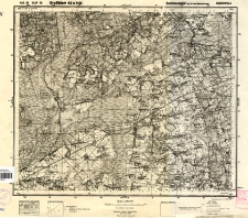 Mapa topograficzna Polski: Suchowola Pas 34 Słup 36 (pow. Augustów, woj. białostockie).