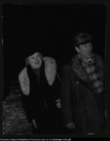 Władysław Paszkowski i jego wsp&oacute;łpracownicy - kulig w Białowieży