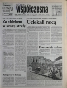 Gazeta Wsp&oacute;łczesna 1997, nr 96
