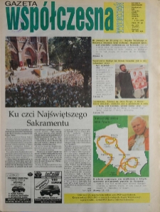 Gazeta Wsp&oacute;łczesna 1997, nr 103