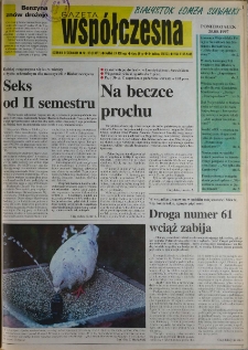 Gazeta Wsp&oacute;łczesna 1997, nr 163
