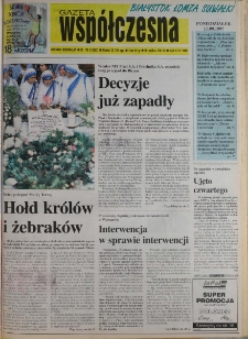 Gazeta Wsp&oacute;łczesna 1997, nr 178