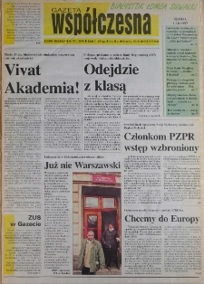 Gazeta Wsp&oacute;łczesna 1997, nr 190
